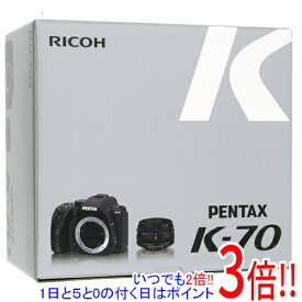 【いつでも2倍！1日と5．0のつく日は3倍！18日も3倍！】【中古】PENTAX デジタル一眼レフ K-70 18-50REレンズキット 元箱あり