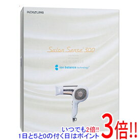 【いつでも2倍！1日と5．0のつく日は3倍！18日も3倍！】【中古】KOIZUMI イオンバランスドライヤー Salon Sense 300 KHD-9950/W 未使用