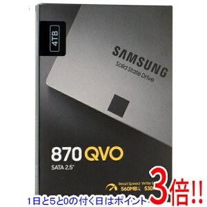 �y1����5.0�̂����A18���̓|�C���g3�{�I�zSAMSUNG 2.5�C���` SSD 870 QVO MZ-77Q4T0B/EC 4TB