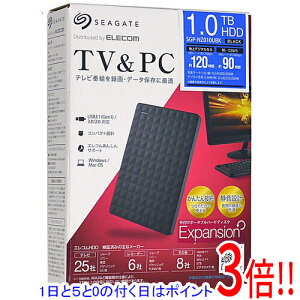 �y1����5.0�̂����A18���̓|�C���g3�{�I�z�y�V�i�󂠂�(�������E��Ԃ�)�z SEAGATE �|�[�^�u��HDD SGP-NZ010UBK �u���b�N