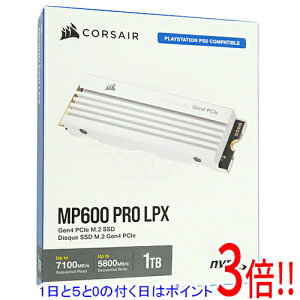 �y1����5.0�̂����A18���̓|�C���g3�{�I�zCorsair SSD MP600 PRO LPX CSSD-F1000GBMP600PLPW �z���C�g
