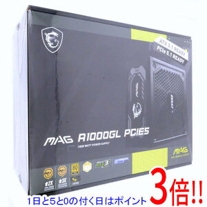 �y1����5.0�̂����A18���̓|�C���g3�{�I�zMSI PC�d�����j�b�g MAG A1000GL PCIE5 1000W