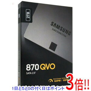 �y1����5.0�̂����A18���̓|�C���g3�{�I�zSAMSUNG 2.5�C���` SSD 870 QVO MZ-77Q2T0B/EC 2TB