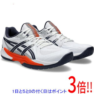 �y1����5.0�̂����A18���̓|�C���g3�{�I�zasics �A�V�b�N�X 27.5cm �n���h�{�[���V���[�Y POWERBREAK FF 1071A101 �z���C�g/�m���@�I�����W