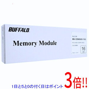 �y1����5.0�̂����A18���̓|�C���g3�{�I�zBUFFALO�� MV-D5N5600-16G SODIMM DDR5 PC5-44800 16GB