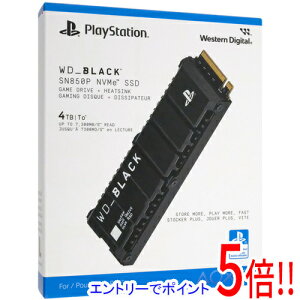 yGg[5{I11/04 20:00`11/11 01F59܂ŁIzWestern Digital SSD WD_Black SN850P NVMe SSD for PS5 Consoles WDBBYV0040BNC-WRSN 4TB