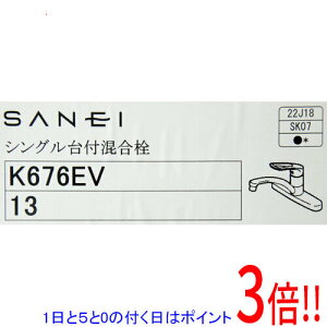 SANEI シングル台付混合栓 K676EV-13 (水栓金具) 価格比較 - 価格.com