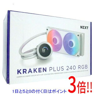 �y1����5.0�̂����A18���̓|�C���g3�{�I�zNZXT �ȈՐ���CPU�N�[���[ Kraken Plus 240 RGB RL-KR240-W2 �z���C�g