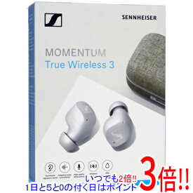 【いつでも2倍！1日と5．0のつく日は3倍！18日も3倍！】SENNHEISER製 完全ワイヤレスイヤホン MOMENTUM True Wireless 3 MTW3-WHITE