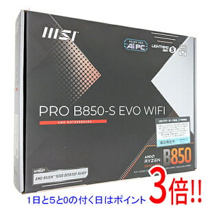 �y1����5.0�̂����A18���̓|�C���g3�{�I�zMSI ATX�}�U�[�{�[�h PRO B850-S EVO WIFI SocketAM5