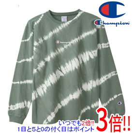 【いつでも2倍！1日と5．0のつく日は3倍！18日も3倍！】CHAMPION チャンピオン M サイズ リバースウィーブ ロングスリーブTシャツ C3-S415 オリーブ