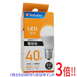 �y1����5.0�̂����A18���̓|�C���g3�{�I�z�O�H�P�~�J�����f�B�A LED�d�� Verbatim LDA4L-E17-G/LV4 �d���F