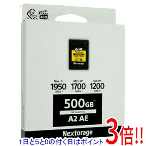 �y1����5.0�̂����A18���̓|�C���g3�{�I�zNextorage CFexpress 4.0 Type A AE Series NX-A2AE500G 500GB