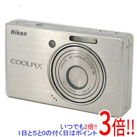 【いつでも2倍！1日と5．0のつく日は3倍！18日も3倍！】【中古】Nikon製 デジタルカメラ COOLPIX S500 シルバー/710万画素 訳あり