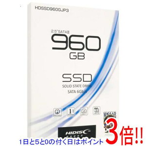 �y1����5.0�̂����A18���̓|�C���g3�{�I�zHI-DISC ����2.5�C���`SSD 960GB HDSSD960GJP3