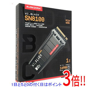 �y1����5.0�̂����A18���̓|�C���g3�{�I�zSandisk WD_Black SN8100 NVMe SSD WDS100T1XHM 1TB