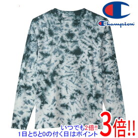 【いつでも2倍！1日と5．0のつく日は3倍！18日も3倍！】CHAMPION チャンピオン M サイズ LONG SLEEVE T-SHIRT ロングスリーブTシャツ C3-SS413 ダークグリーン