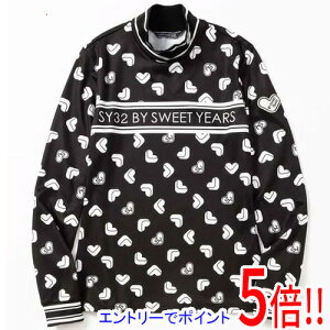 y15.0̂A18̓|Cg3{IzSY32 by SWEET YEARS MTCY SWEET LOGO PRINTED L/S MOCK SYG-25A8-13 ubN