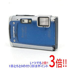 【いつでも2倍！1日と5．0のつく日は3倍！18日も3倍！】【中古】OLYMPUS 防水デジカメ TOUGH TG-610 ブルー 本体のみ 本体いたみ