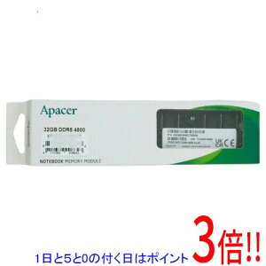 �y1����5.0�̂����A18���̓|�C���g3�{�I�zApacer �m�[�g�p FS.32G2A.PTH SODIMM DDR5 PC5-38400 32GB