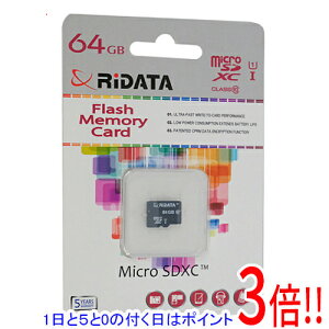 y15.0̂A18̓|Cg3{IzRiDATA microSDXC[J[h WRI-MSX064GC10U1 64GB