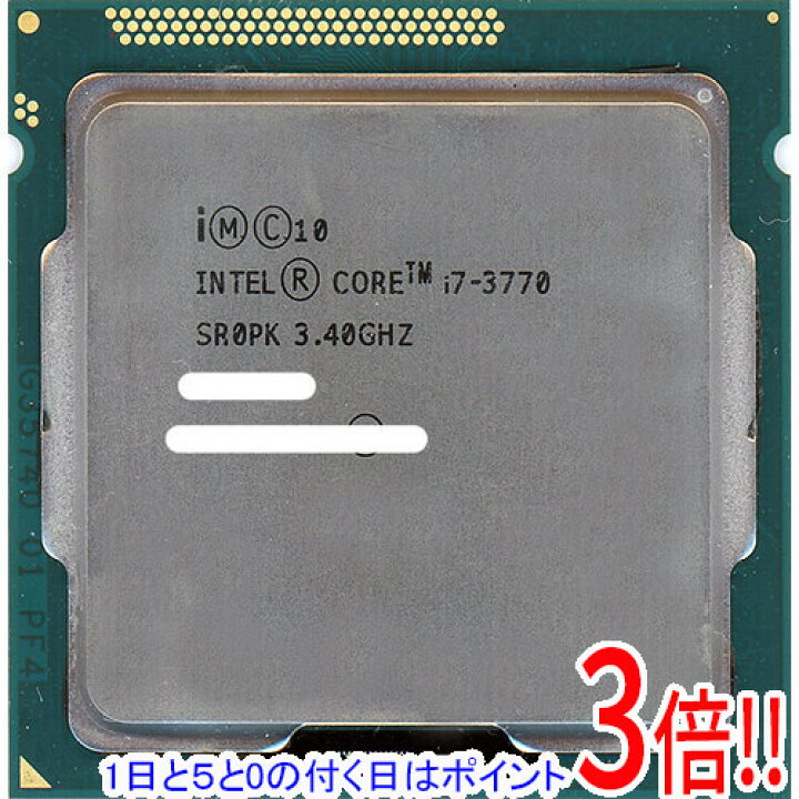楽天市場】【中古】Core i7 3770 3.4GHz LGA1155 SR0PK : エクセラー