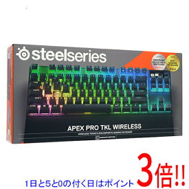 【いつでも2倍！5.0のつく日、18日は3倍！】SteelSeries ゲーミングキーボード Apex Pro TKL Wireless 2023 US
