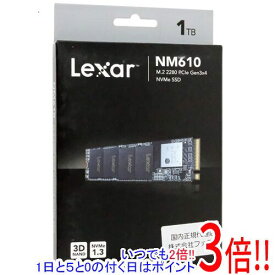 【いつでも2倍！1日と5．0のつく日は3倍！18日も3倍！】LEXAR MEDIA M.2 NVMe SSD NM610 LNM610-1TRBJP 1TB