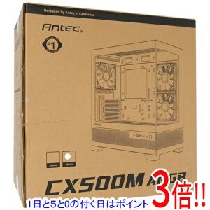 �y1����5.0�̂����A18���̓|�C���g3�{�I�zAntec Micro-ATX�Ή��~�h���^���[PC�P�[�X CX500M ARGB WHITE �z���C�g