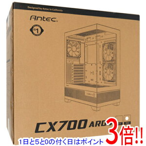 �y1����5.0�̂����A18���̓|�C���g3�{�I�zAntec ATX�Ή��~�h���^���[PC�P�[�X CX700 ARGB White �z���C�g