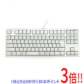 【1日と5.0のつく日、18日はポイント3倍！】【中古】東プレ 有線キーボード REALFORCE R3S R3SC41 スーパーホワイト/スーパーホワイト 元箱あり