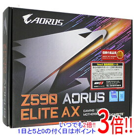 【いつでも2倍！1日と5．0のつく日は3倍！18日も3倍！】【中古】GIGABYTE ATXマザーボード Z590 AORUS ELITE AX Rev.1.0 元箱あり