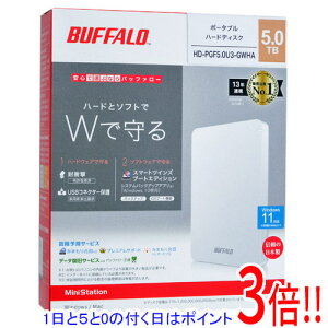 �y�����ۏؑΉ�!!�z�y1����5.0�̂����A18���̓|�C���g3�{�I�zBUFFALO��PortableHD HD-PGF5.0U3-GWHA 5TB �z���C�g