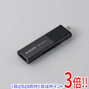【延長保証対応!!】ELECOM 外付けポータブルSSD ESD-EWB1000GBKR ブラック 1TB