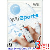 【1日と5.0のつく日、18日はポイント3倍！】【中古】Wii Sports Wii ディスク傷/カバー・説明書いたみ