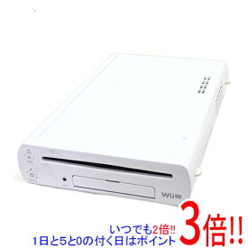 【いつでも2倍！1日と5．0のつく日は3倍！18日も3倍！】【中古】任天堂 Wii U shiro 32GB 本体のみ