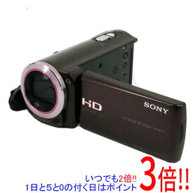 【いつでも2倍！1日と5．0のつく日は3倍！18日も3倍！】【中古】SONY デジタルHDビデオカメラ HANDYCAM HDR-CX270V/T ボルドーブラウン