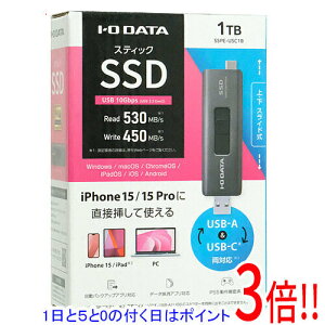 yۏؑΉ!!zI-O DATA USB-AUSB-CRlN^[ XeBbNSSD SSPE-USC1B 1TB