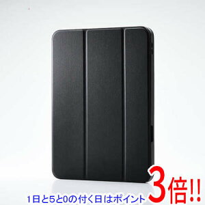 �y1����5.0�̂����A18���̓|�C���g3�{�I�zELECOM iPad(A16) �t���b�v�P�[�X �Ռ��z�� Pencil���[ �X���[�v�Ή� TB-A25RSABK �u���b�N