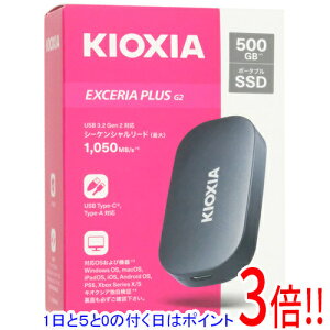 �y1����5.0�̂����A18���̓|�C���g3�{�I�z�L�I�N�V�A EXCERIA PLUS G2 SSD-PKP500U3G2-B �u���b�N