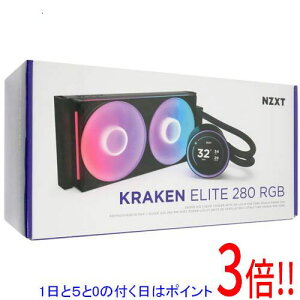 y15.0̂A18̓|Cg3{IzNZXT ȈՐCPUN[[ Kraken Elite 280 RGB RL-KR28E-B2 ubN