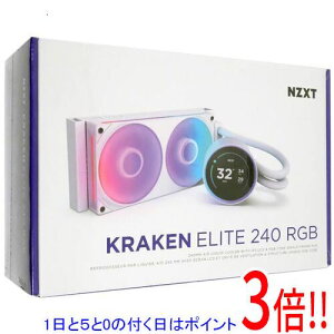 y15.0̂A18̓|Cg3{IzNZXT ȈՐCPUN[[ Kraken Elite 240 RGB RL-KR24E-W2 zCg