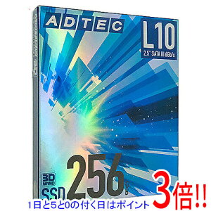 �y1����5.0�̂����A18���̓|�C���g3�{�I�zADTEC SSD AD-L10D256G-25I 256GB