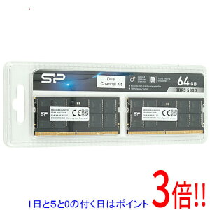 �y1����5.0�̂����A18���̓|�C���g3�{�I�zSilicon Power SP064GBSVU560F22 SODIMM DDR5 PC5-44800 32GB 2���g