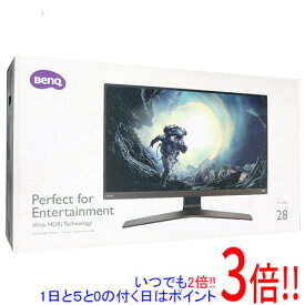 【いつでも2倍！1日と5．0のつく日は3倍！18日も3倍！】【中古】BenQ製 28型 エンターテインメントモニター EW2880U ブラック 取扱説明書なし 展示品