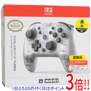 �y1����5.0�̂����A18���̓|�C���g3�{�I�zHORI ���C�����X�z���p�b�h TURBO for Nintendo Switch 2 NSX-132 �t���X�g�z���C�g