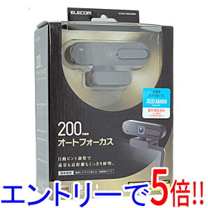 yۏؑΉ!!zELECOM I[gtH[JXΉ200fWebJ UCAM-C820ABBK ubN