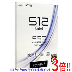 �y1����5.0�̂����A18���̓|�C���g3�{�I�zHI-DISC ����2.5�C���`SSD 512GB HDSSD512GJP3