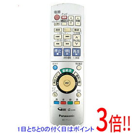 【1日と5.0のつく日、18日はポイント3倍！】【中古】Panasonic BD/DVDビデオレコーダー用リモコン EUR7658YB0 本体いたみ