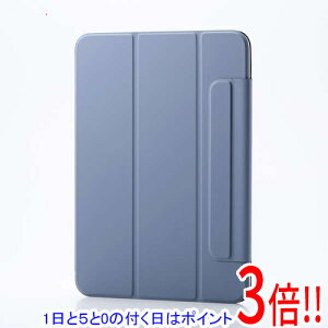 �y1����5.0�̂����A18���̓|�C���g3�{�I�zELECOM iPad(A16) �t���b�v�P�[�X �����^ �}�O�l�b�g���E �X���[�v�Ή� TB-A25RWVPF2BG �u���[�O���[